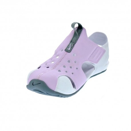 Chanclas Nike zapatos Niña modelo Sunray Protect Violeta Velcro