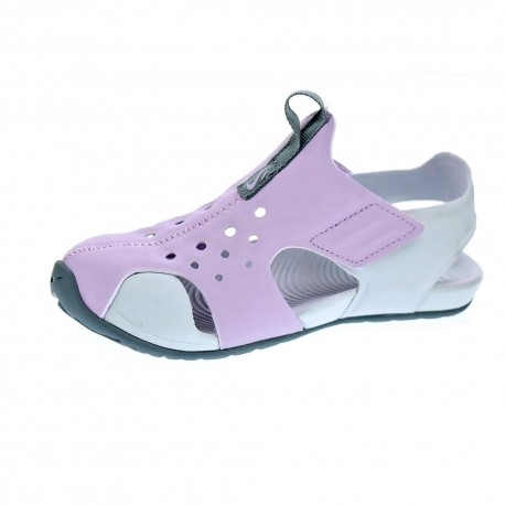 Chanclas Nike zapatos Niña modelo Sunray Protect Violeta Velcro