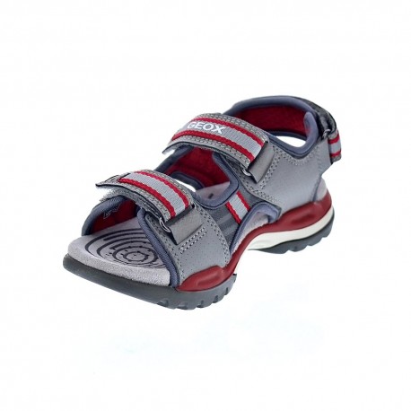 Sandalias Geox zapatos Niño modelo Borealis Gris 