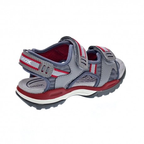 Sandalias Geox zapatos Niño modelo Borealis Gris 