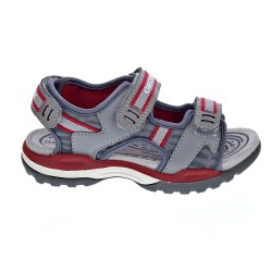 Sandalias Geox zapatos Niño modelo Borealis Gris  2