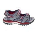 Sandalias Geox zapatos Niño modelo Borealis Gris 