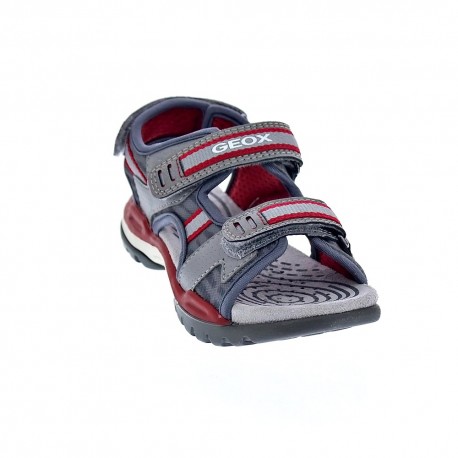 Sandalias Geox zapatos Niño modelo Borealis Gris 