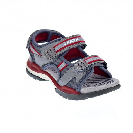 Sandalias Geox zapatos Niño modelo Borealis Gris 