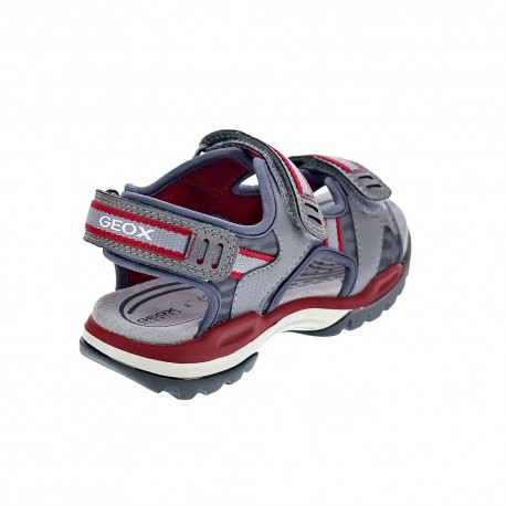 Sandalias Geox zapatos Niño modelo Borealis Gris 