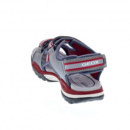 Sandalias Geox zapatos Niño modelo Borealis Gris 