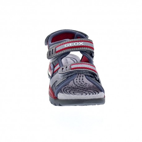 Sandalias Geox zapatos Niño modelo Borealis Gris 