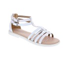Sandalias Geox zapatos Niña modelo Sandal Karly Cerrada detrás Blanco 