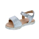 Sandalias Geox zapatos Niña modelo Sandal Haiti Plata 