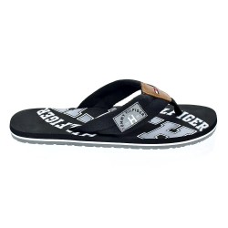 Chanclas Tommy Hilfiger zapatos Hombre modelo FM01369 990 Negro  2