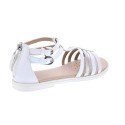 Sandalias Geox zapatos Niña modelo Sandal Karly Cerrada detrás Blanco 