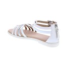 Sandalias Geox zapatos Niña modelo Sandal Karly Cerrada detrás Blanco 