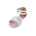 Sandalias Geox zapatos Niña modelo Sandal Karly Cerrada detrás Blanco 