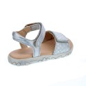 Sandalias Geox zapatos Niña modelo Sandal Haiti Plata 