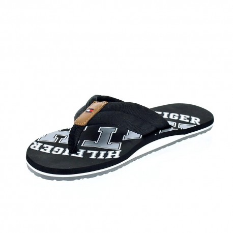 Chanclas Tommy Hilfiger zapatos Hombre modelo FM01369 990 Negro 