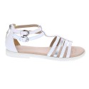 Sandalias Geox zapatos Niña modelo Sandal Karly Cerrada detrás Blanco 