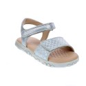 Sandalias Geox zapatos Niña modelo Sandal Haiti Plata 
