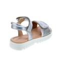 Sandalias Geox zapatos Niña modelo Sandal Coralie Plata 