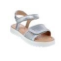 Sandalias Geox zapatos Niña modelo Sandal Coralie Plata 