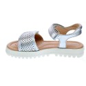 Sandalias Geox zapatos Niña modelo Sandal Coralie Plata 