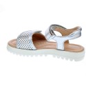 Sandalias Geox zapatos Niña modelo Sandal Coralie Plata 