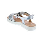 Sandalias Geox zapatos Niña modelo Sandal Coralie Plata 
