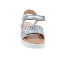 Sandalias Geox zapatos Niña modelo Sandal Coralie Plata 