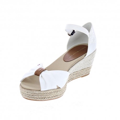 Alpargatas Tommy Hilfiger zapatos Mujer modelo FW04785 YBI Blanco 