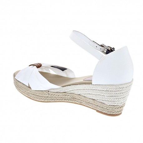 Alpargatas Tommy Hilfiger zapatos Mujer modelo FW04785 YBI Blanco 