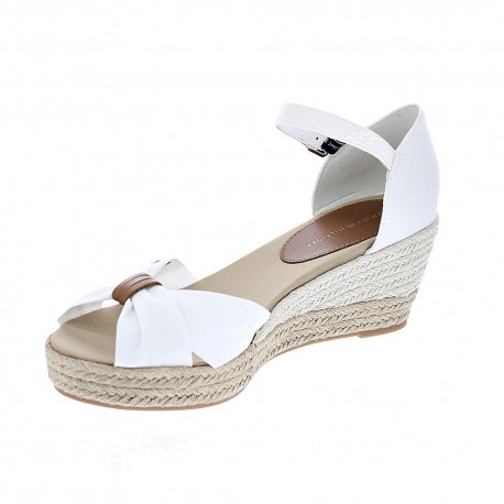 Alpargatas Tommy Hilfiger zapatos Mujer modelo FW04785 YBI Blanco 