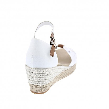 Alpargatas Tommy Hilfiger zapatos Mujer modelo FW04785 YBI Blanco 