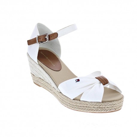 Alpargatas Tommy Hilfiger zapatos Mujer modelo FW04785 YBI Blanco 