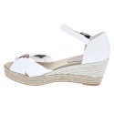 Alpargatas Tommy Hilfiger zapatos Mujer modelo FW04785 YBI Blanco 