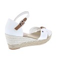 Alpargatas Tommy Hilfiger zapatos Mujer modelo FW04785 YBI Blanco 