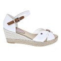 Alpargatas Tommy Hilfiger zapatos Mujer modelo FW04785 YBI Blanco 