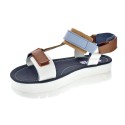 Sandalias Camper zapatos Mujer modelo Oruga Up Blanco 