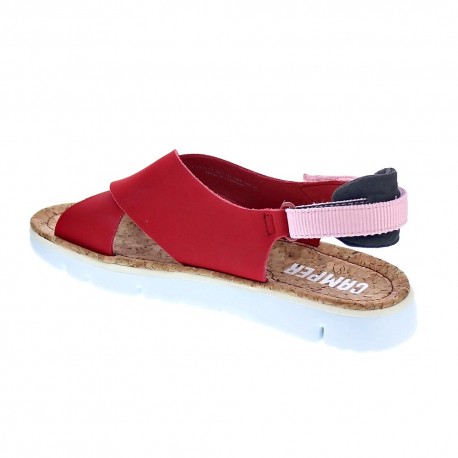 Sandalias Camper zapatos Mujer modelo Oruga Rojo 