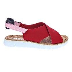 Sandalias Camper zapatos Mujer modelo Oruga Rojo  2