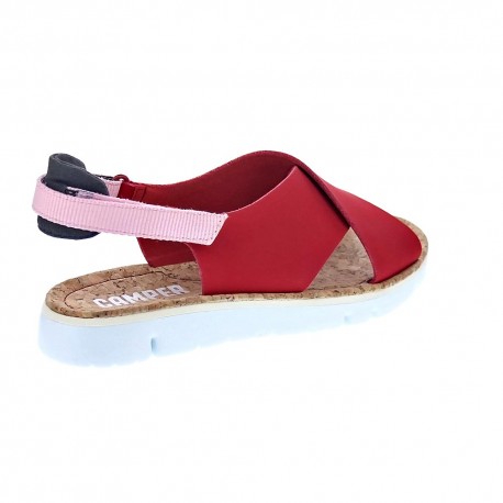 Sandalias Camper zapatos Mujer modelo Oruga Rojo 