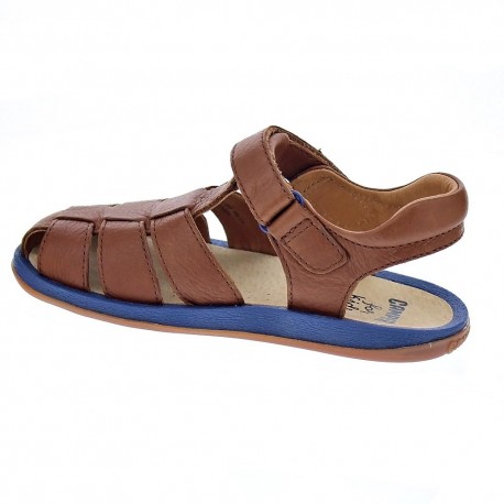 Sandalias Camper zapatos Niño modelo Bicho Marrón 