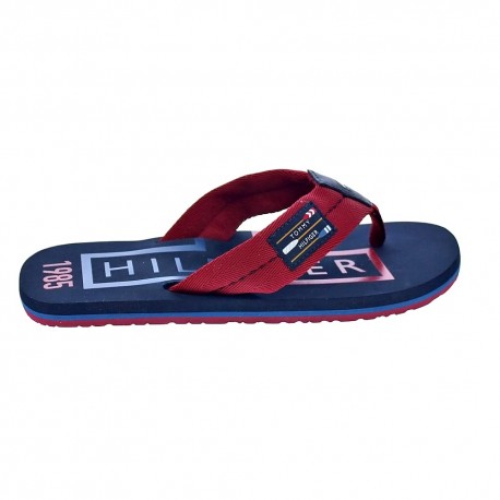 Chanclas Tommy Hilfiger zapatos Hombre modelo FM02706 XIT Rojo 