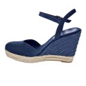 Alpargatas Tommy Hilfiger zapatos Mujer modelo FW04786 DW5 Azul 