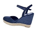 Alpargatas Tommy Hilfiger zapatos Mujer modelo FW04786 DW5 Azul 