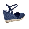 Alpargatas Tommy Hilfiger zapatos Mujer modelo FW04786 DW5 Azul 