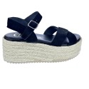Sandalias Claudia zapatos Mujer modelo 756 Negro 