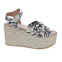 Sandalias Claudia zapatos Mujer modelo 1251 Beige 