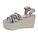 Sandalias Claudia zapatos Mujer modelo 1251 Beige 
