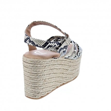 Sandalias Claudia zapatos Mujer modelo 1251 Beige 