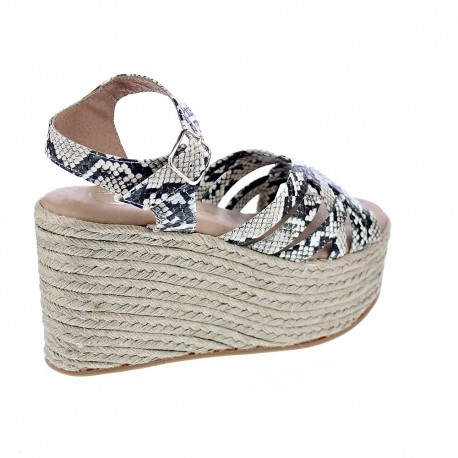 Sandalias Claudia zapatos Mujer modelo 1251 Beige 