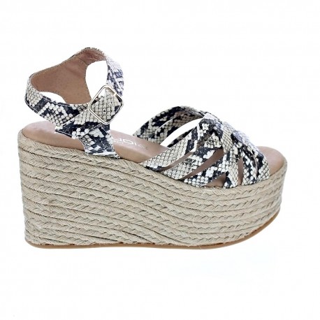 Sandalias Claudia zapatos Mujer modelo 1251 Beige 